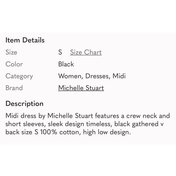 MICHELLE STUART | vintage black dress S - Picture 9 of 9